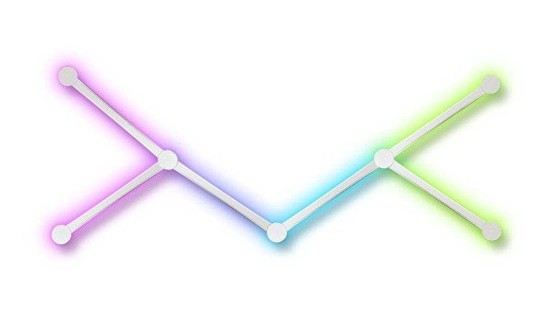 Epic Gamers Light Beam Expansion Kit 6 Light Lines - White - إضاءة